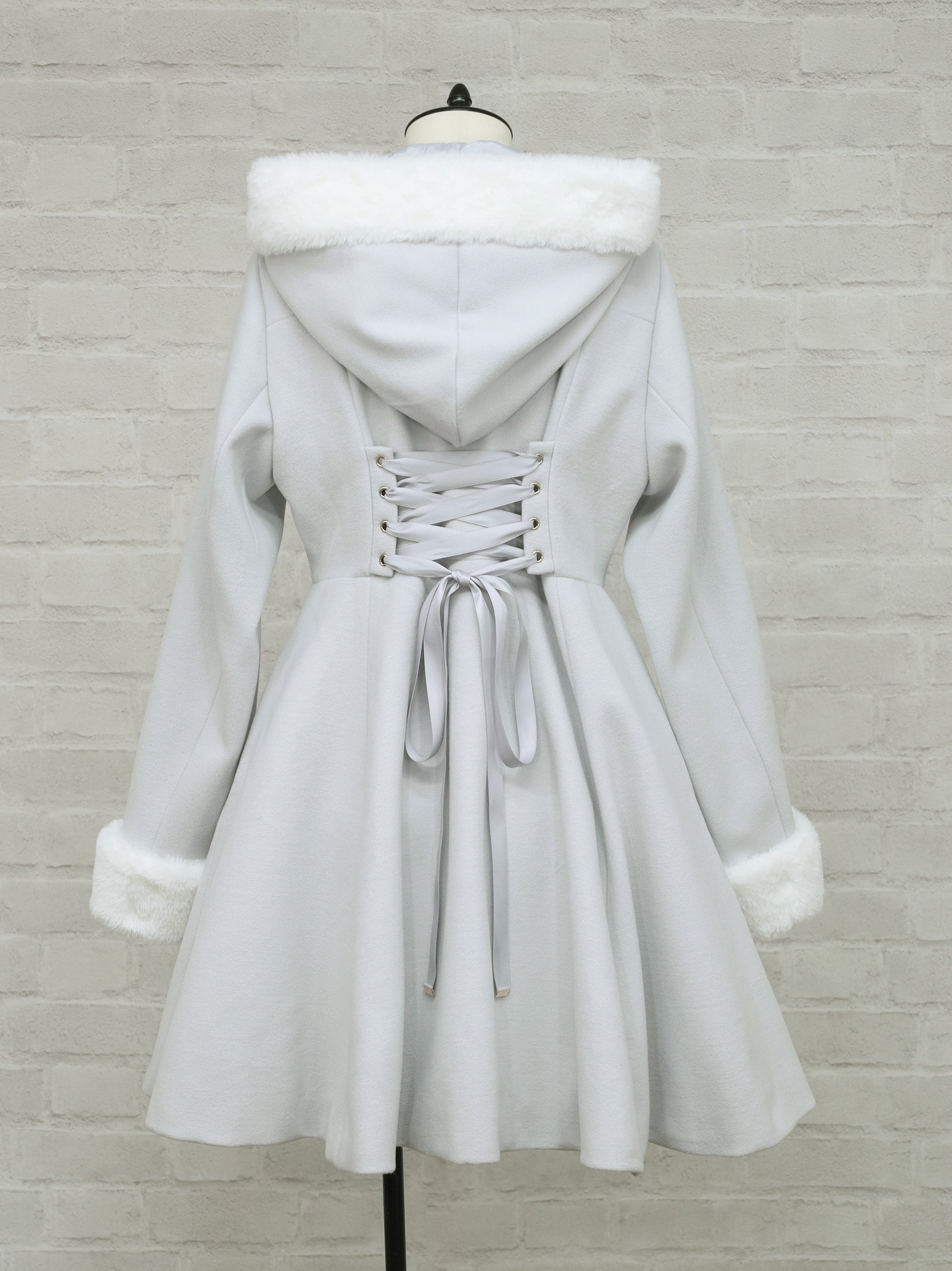 リボンビットフーディフレアコート ｜Amavel（アマベル）公式サイト