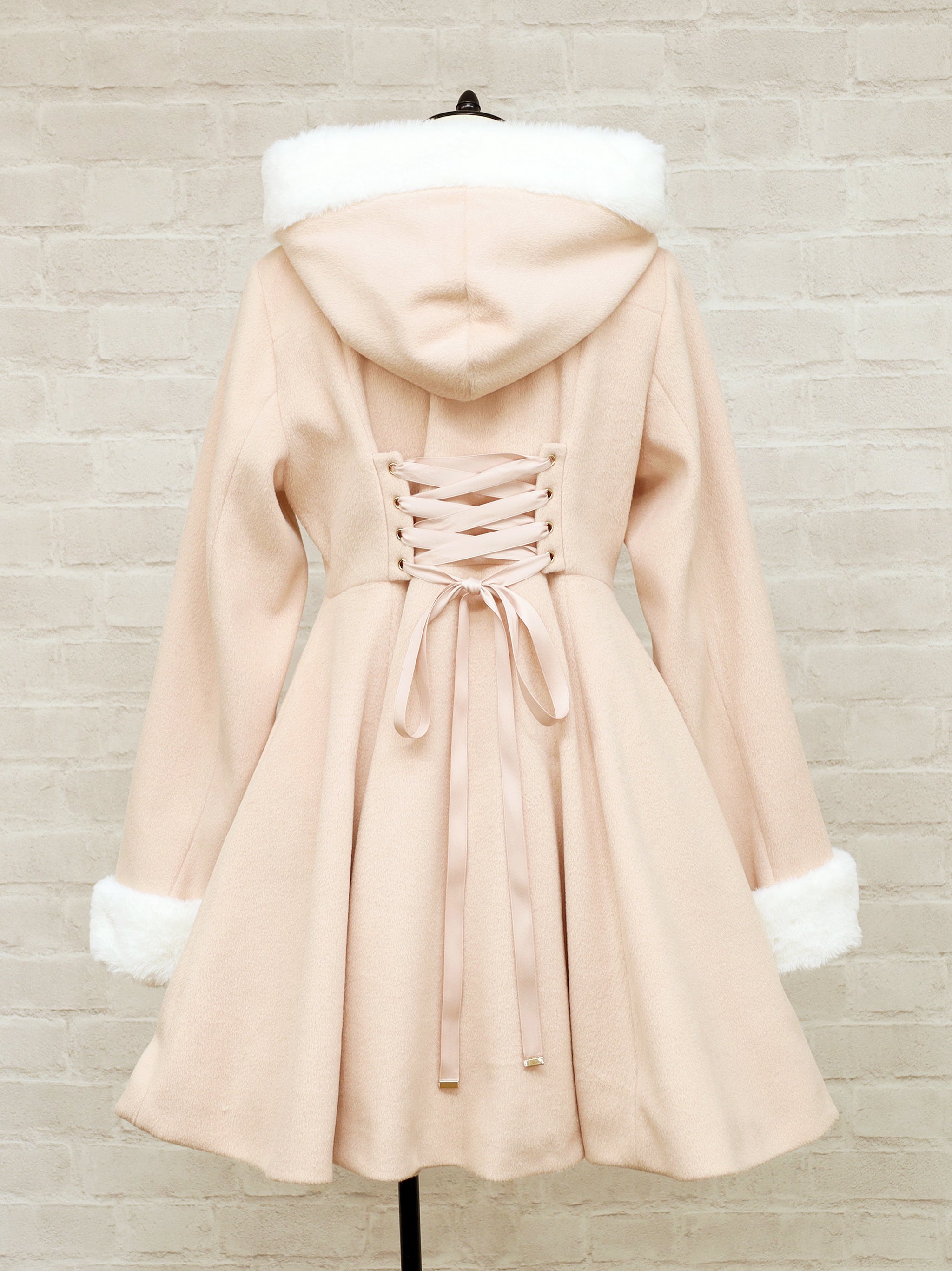 リボンビットフーディフレアコート ｜Amavel（アマベル）公式サイト