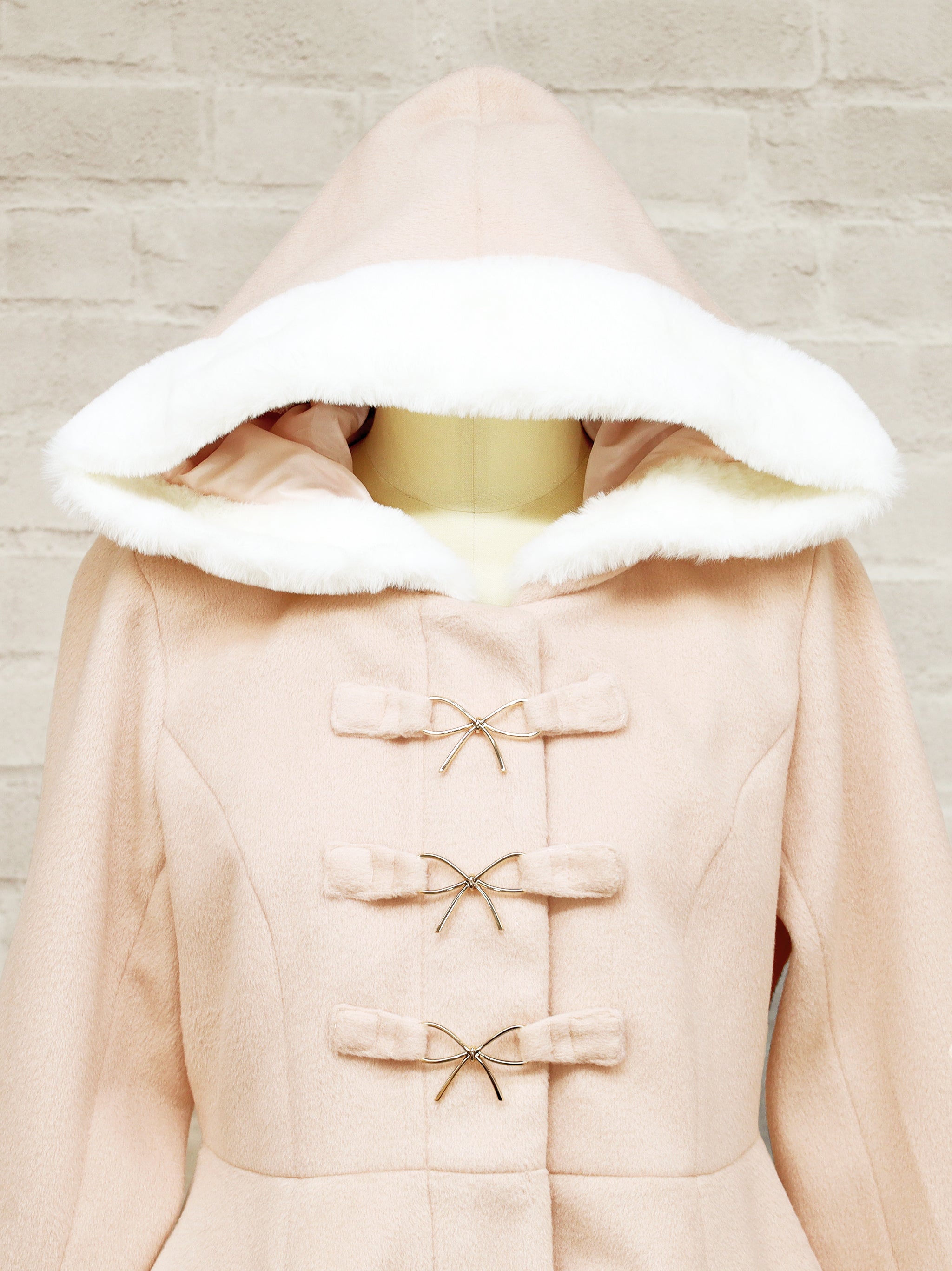 リボンビットフーディフレアコート ｜Amavel（アマベル）公式サイト