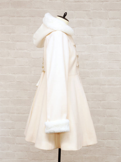 リボンビットフーディフレアコート ｜Amavel（アマベル）公式サイト