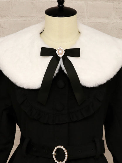 パールベルト付ヨークフリルコート ｜Amavel（アマベル）公式サイト