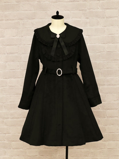 パールベルト付ヨークフリルコート ｜Amavel（アマベル）公式サイト