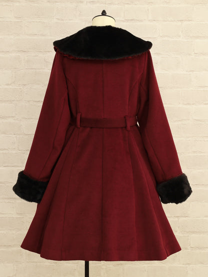 パールベルト付ヨークフリルコート ｜Amavel（アマベル）公式サイト