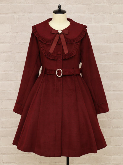 パールベルト付ヨークフリルコート ｜Amavel（アマベル）公式サイト