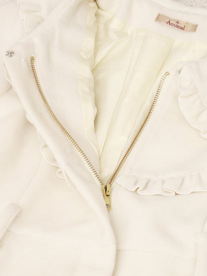 パールベルト付ヨークフリルコート ｜Amavel（アマベル）公式サイト