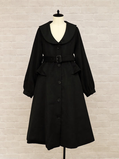 Noble Elegance ペプラムロングコート ｜Amavel（アマベル）公式サイト