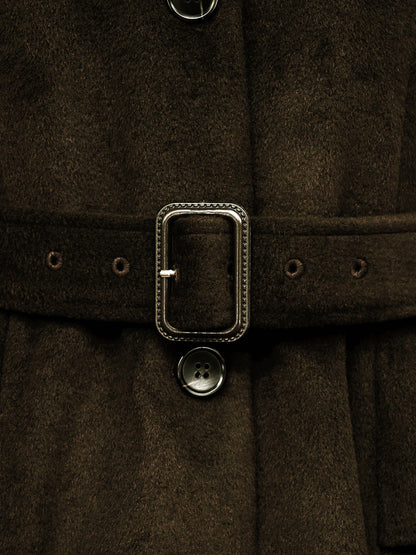 Noble Elegance ペプラムロングコート ｜Amavel（アマベル）公式サイト