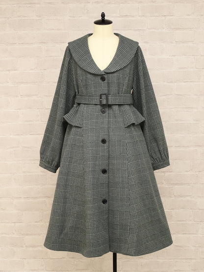 Noble Elegance ペプラムロングコート ｜Amavel（アマベル）公式サイト