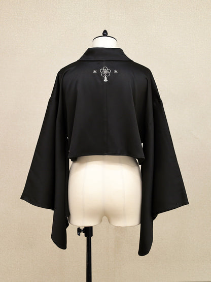 手まり遊びとシマエナガ 和風羽織 ｜Amavel（アマベル）公式サイト