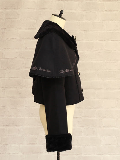 Rosette Doll ケープ付ショートコート ｜Amavel（アマベル）公式サイト