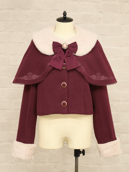 Rosette Doll ケープ付ショートコート ｜Amavel（アマベル）公式サイト