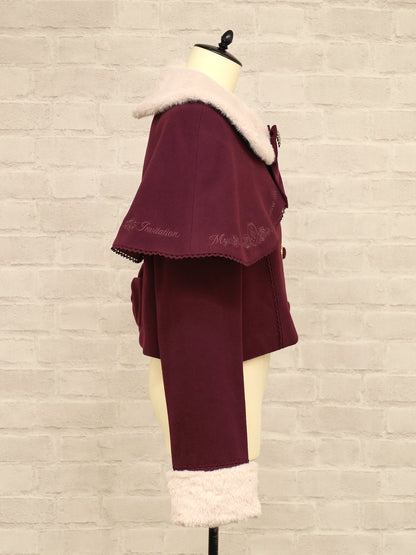 Rosette Doll ケープ付ショートコート ｜Amavel（アマベル）公式サイト