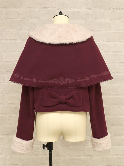 Rosette Doll ケープ付ショートコート ｜Amavel（アマベル）公式サイト