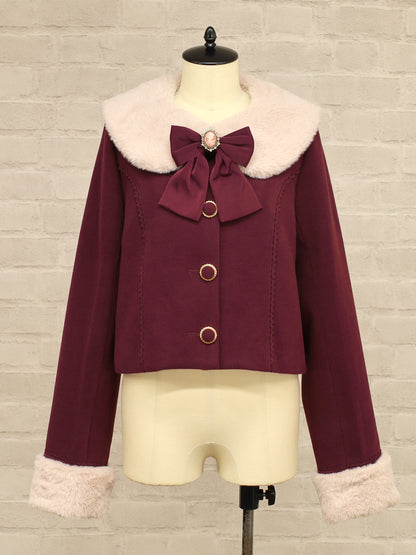 Rosette Doll ケープ付ショートコート ｜Amavel（アマベル）公式サイト