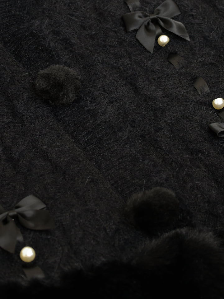 ハートケーブル編みニットポンチョ （9351884046567）– Amavel