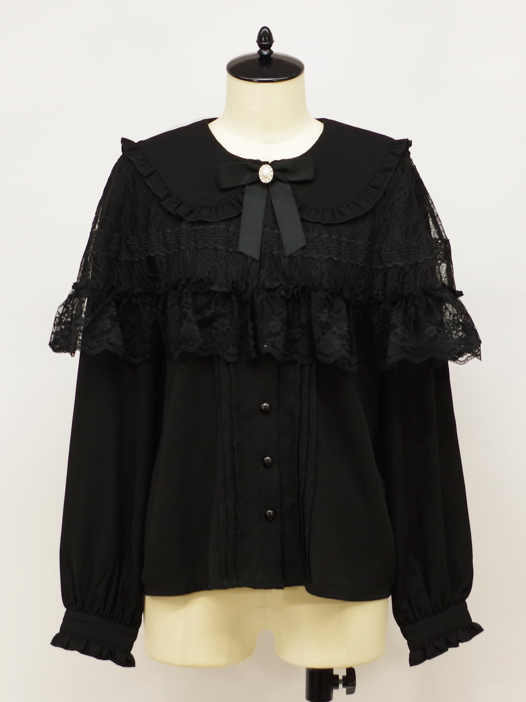 Classy Lace ケープ付きブラウス （9093622235367）– Amavel（アマベル 