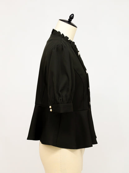 アソートボタンペプラムブラウス ｜Amavel（アマベル）公式サイト