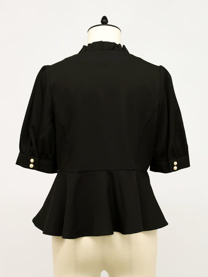 アソートボタンペプラムブラウス ｜Amavel（アマベル）公式サイト