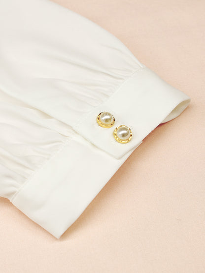 アソートボタンペプラムブラウス ｜Amavel（アマベル）公式サイト