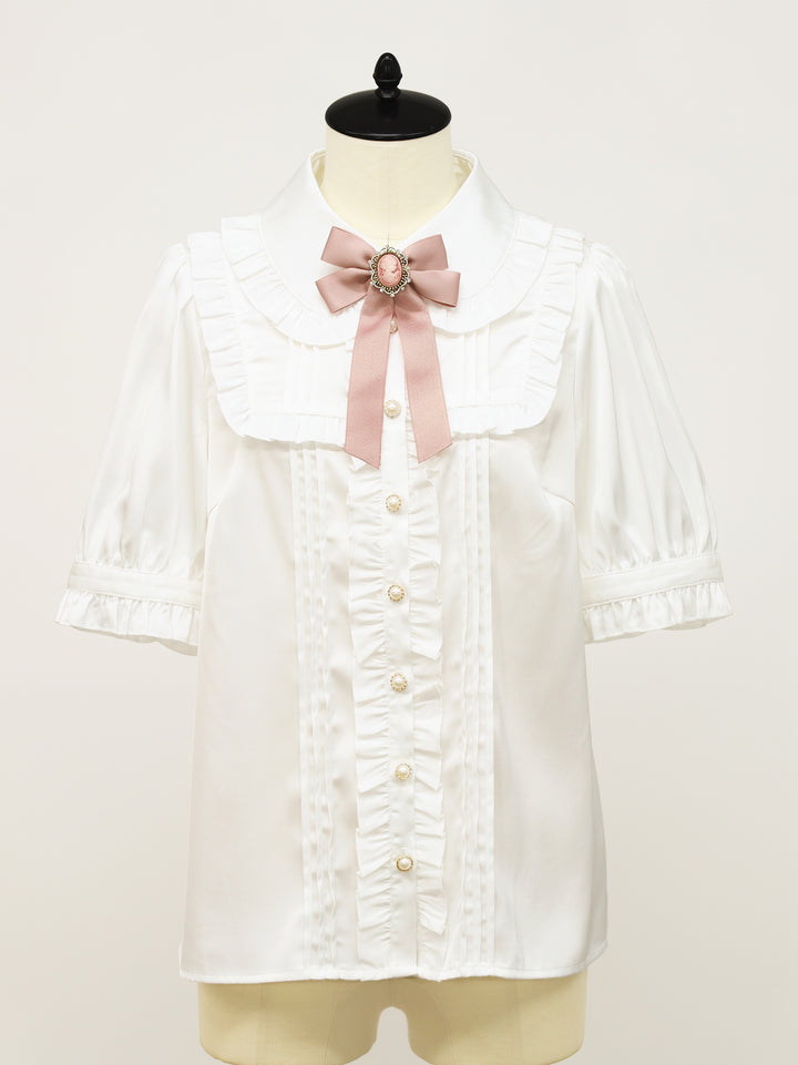 Amavel アマベル Elegant Doll カメオ リボン ブラウス 🧸🍁 ・ ・ #elegant_dollカメオリボンブラウス_amavel