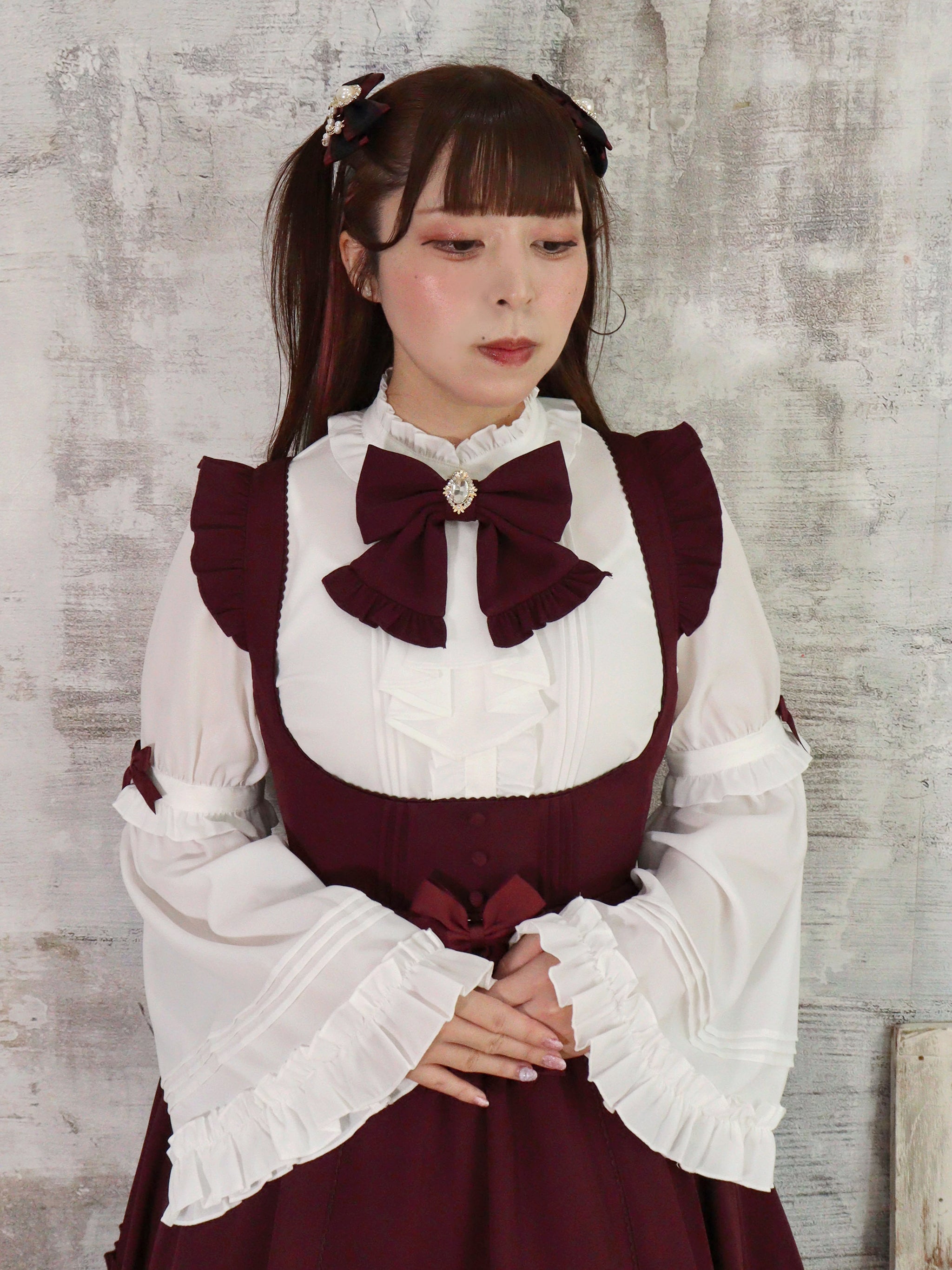 kachaguri　baybee フリル襟 ブラック Mysterious Doll フリルブラウス – Amavel（アマベル）公式サイト