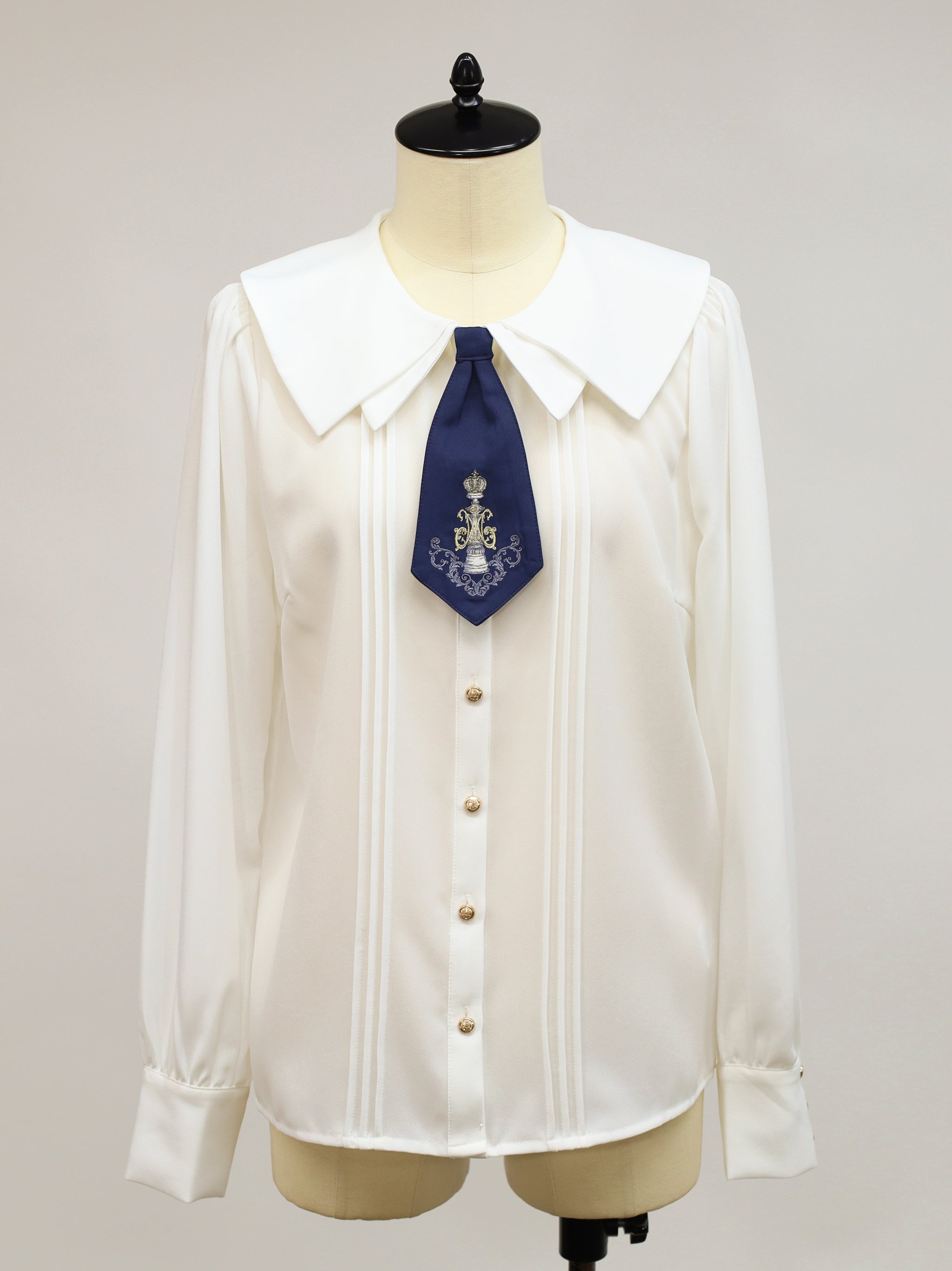 Royal checkmate ネクタイブラウス ネイビー（Navy） FREE ｜Amavel（アマベル）公式サイト