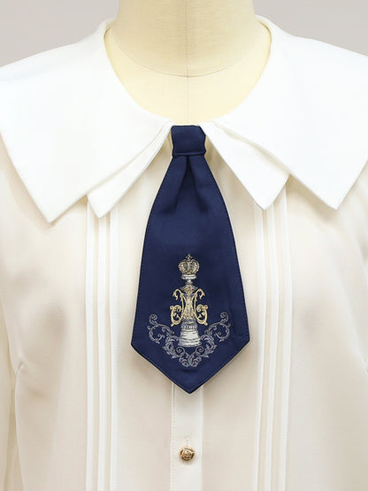 Royal checkmate ネクタイブラウス ｜Amavel（アマベル）公式サイト