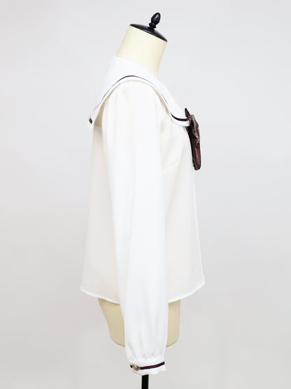 Nostalgic Check セーラーブラウス ｜Amavel（アマベル）公式サイト