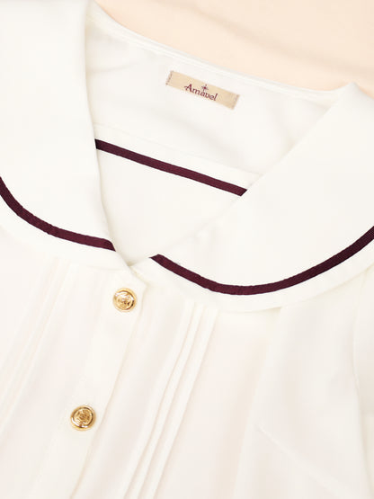 Nostalgic Check セーラーブラウス ｜Amavel（アマベル）公式サイト