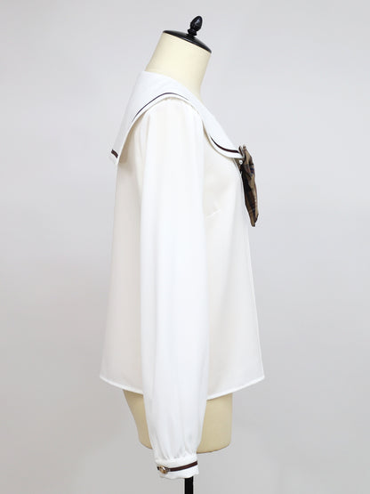 Nostalgic Check セーラーブラウス ｜Amavel（アマベル）公式サイト