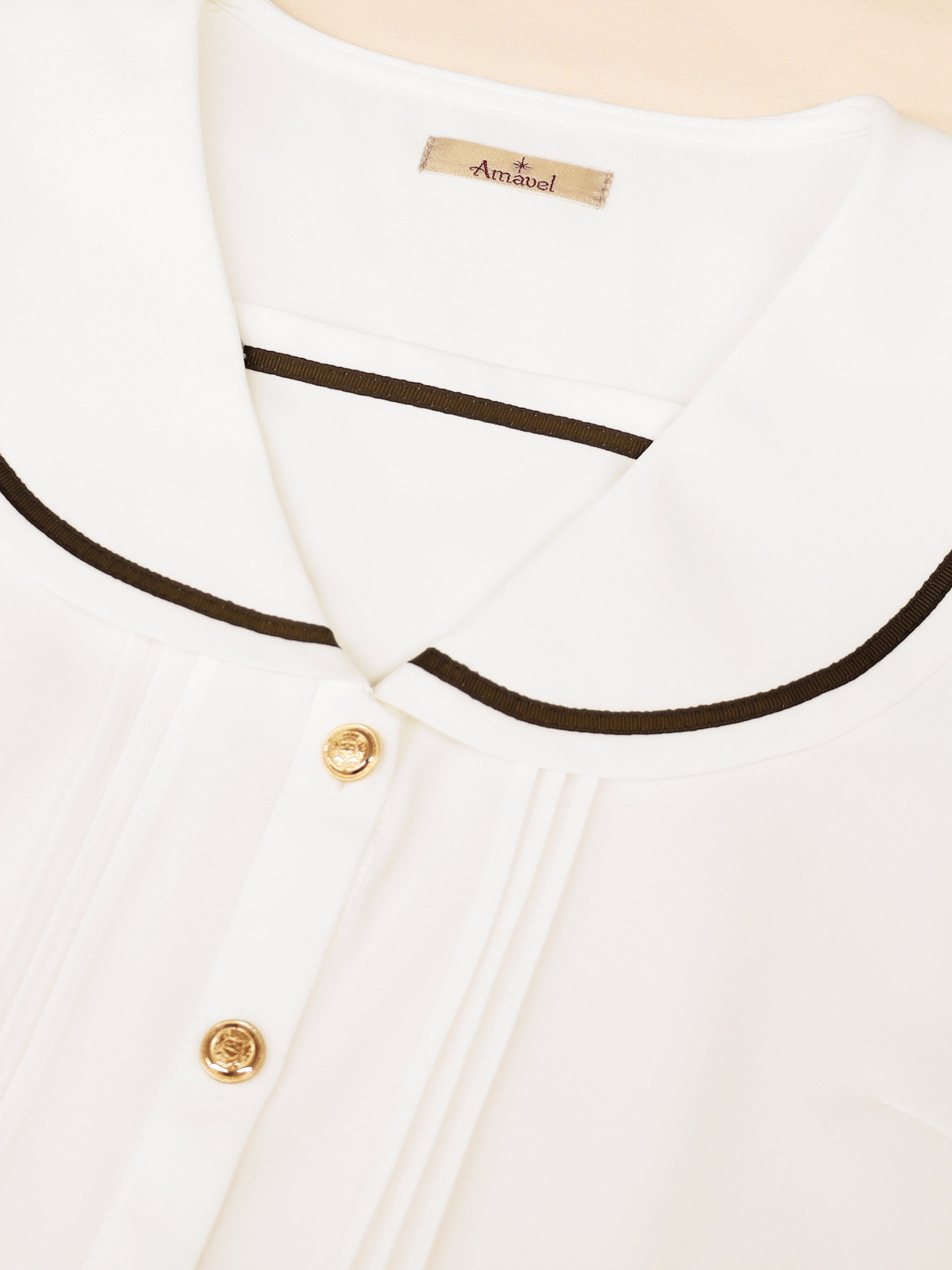 Nostalgic Check セーラーブラウス ｜Amavel（アマベル）公式サイト