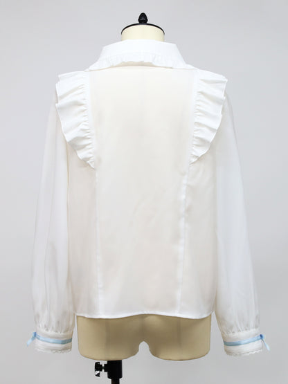 ハートビジューリボンブラウス ｜Amavel（アマベル）公式サイト