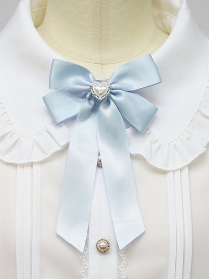 ハートビジューリボンブラウス ｜Amavel（アマベル）公式サイト