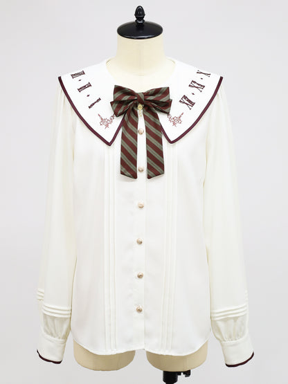 Antique Clock ブラウス ボルドー（Bordeaux） FREE ｜Amavel（アマベル）公式サイト