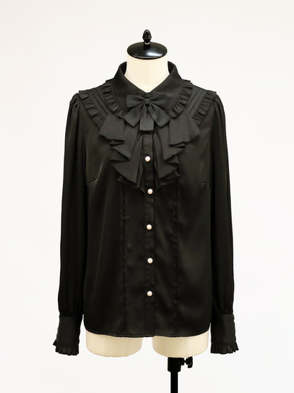 Antique Doll カスケードフリルブラウス ブラック（Black） FREE ｜Amavel（アマベル）公式サイト