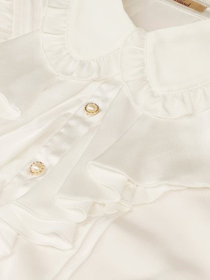 Antique Doll カスケードフリルブラウス ｜Amavel（アマベル）公式サイト