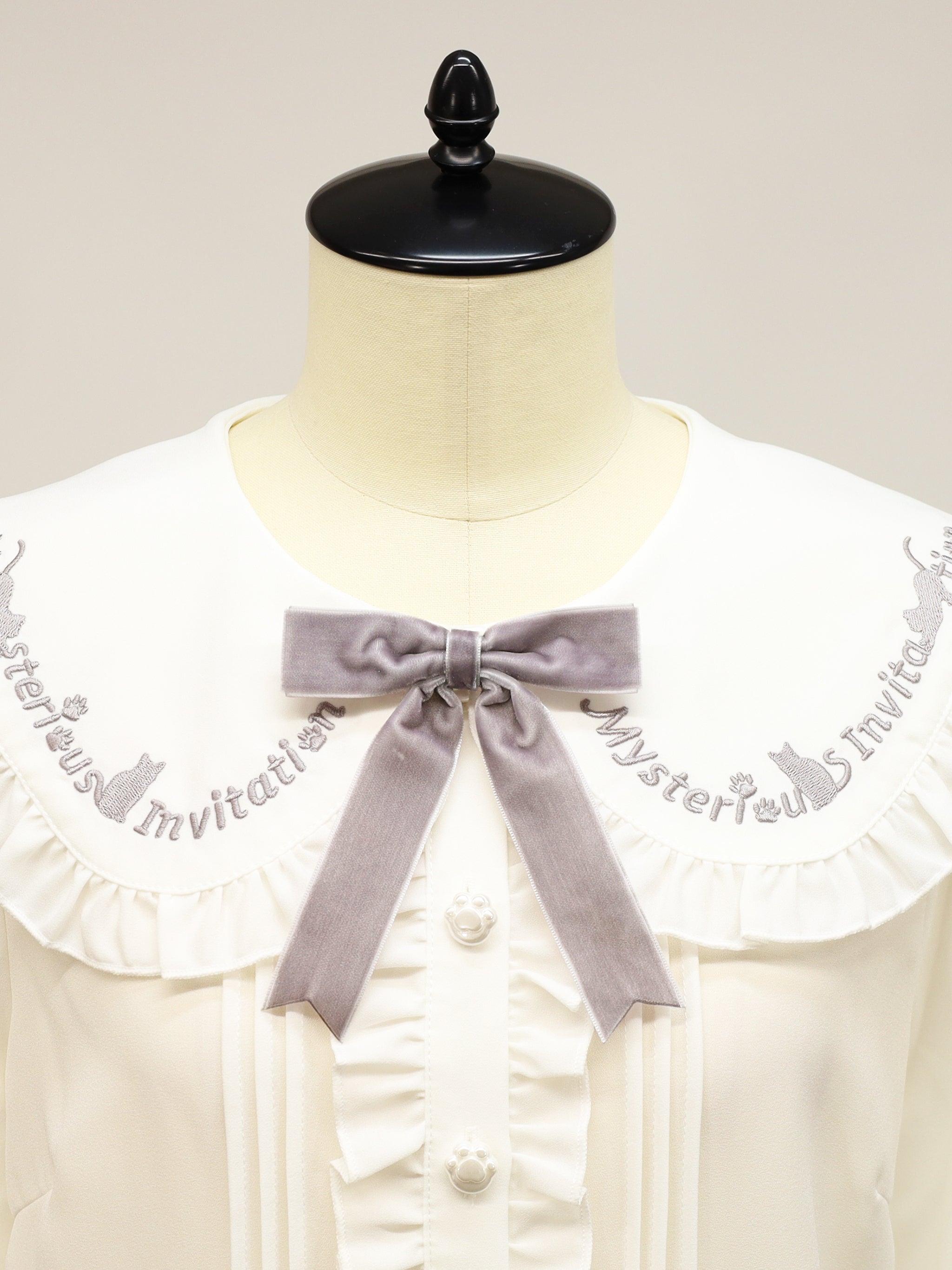 アウトレットセール対象】Mysterious Cat ブラウス – Amavel（アマベル