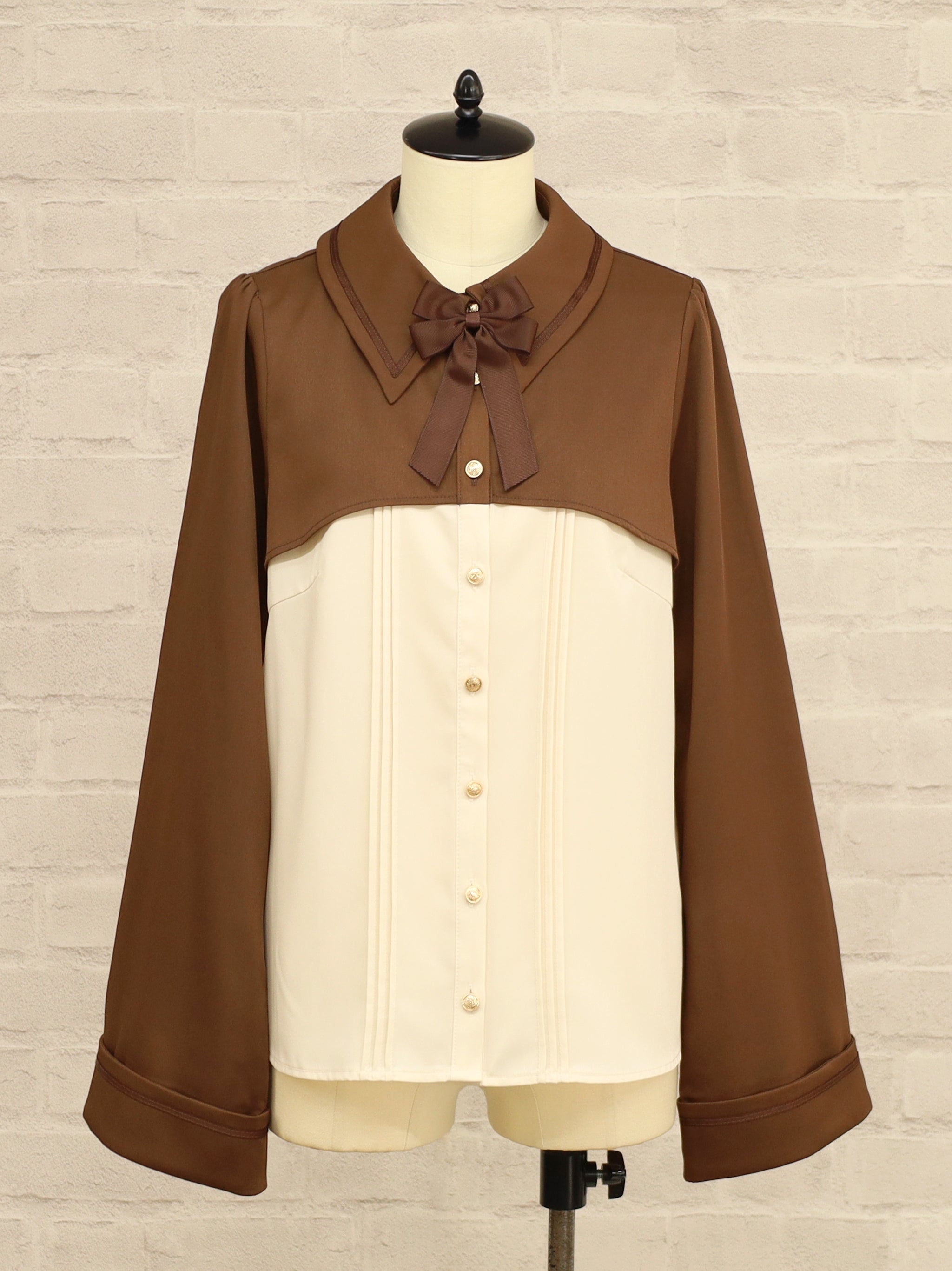 Nostalgic Voyage ブラウス ブラウン（Brown） FREE ｜Amavel（アマベル）公式サイト