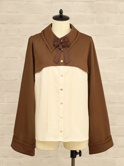 Nostalgic Voyage ブラウス ブラウン（Brown） FREE ｜Amavel（アマベル）公式サイト