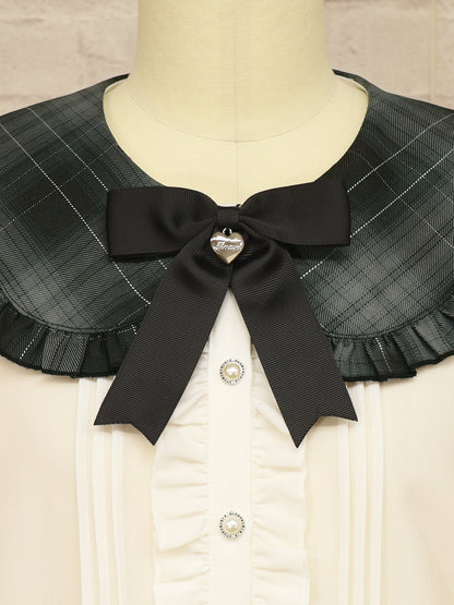 Plaid Collar リボンブラウス ｜Amavel（アマベル）公式サイト