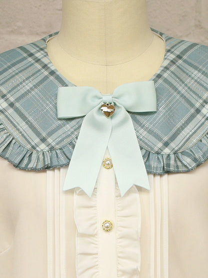 Plaid Collar リボンブラウス ｜Amavel（アマベル）公式サイト