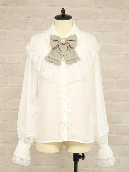 Rosette Doll クラシカルブラウス カーキ（Khaki） FREE ｜Amavel（アマベル）公式サイト