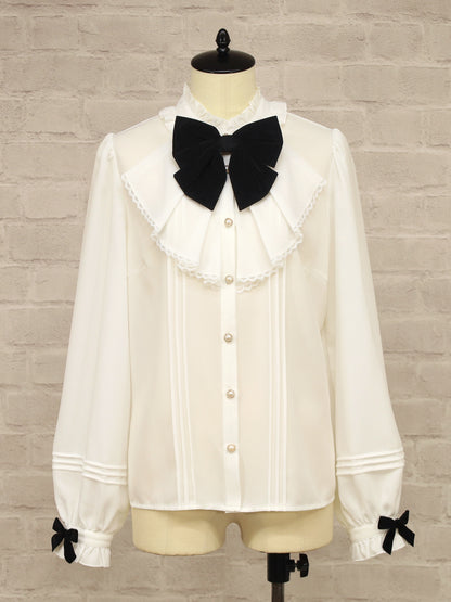 Velvet Ribbonラッフルブラウス ブラック（Black） FREE ｜Amavel（アマベル）公式サイト