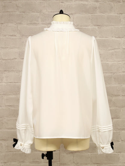 Velvet Ribbonラッフルブラウス ｜Amavel（アマベル）公式サイト