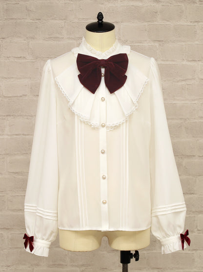 Velvet Ribbonラッフルブラウス ｜Amavel（アマベル）公式サイト