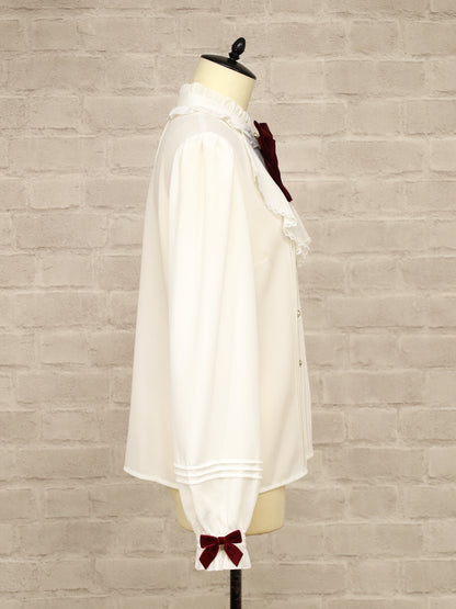 Velvet Ribbonラッフルブラウス ｜Amavel（アマベル）公式サイト