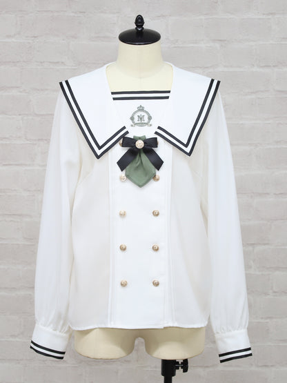 Mysterious Marine セーラーブラウス ブラック（Black） FREE ｜Amavel（アマベル）公式サイト