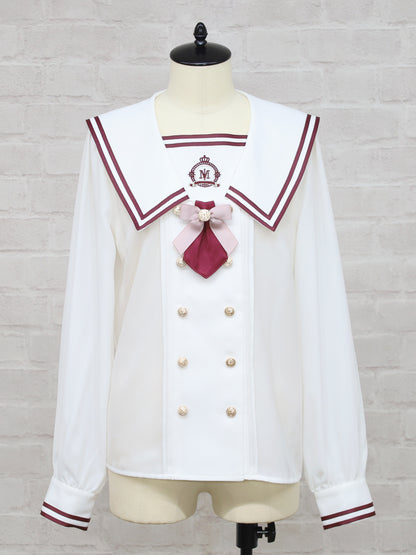 Mysterious Marine セーラーブラウス ボルドー（Bordeaux） FREE ｜Amavel（アマベル）公式サイト