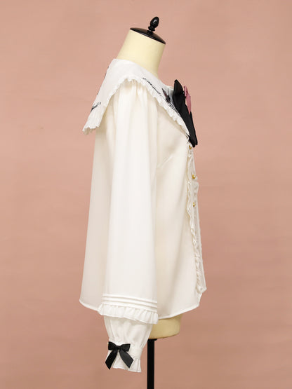 Magical Ribbon フリルブラウス ｜Amavel（アマベル）公式サイト