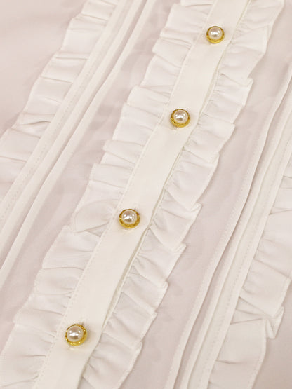 Magical Ribbon フリルブラウス ｜Amavel（アマベル）公式サイト